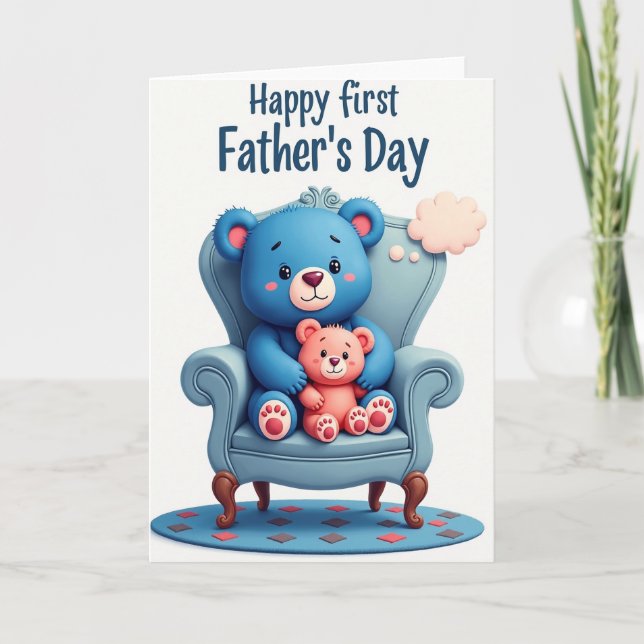 Kärlekskort till pappa på fars dag kort (Framsida)