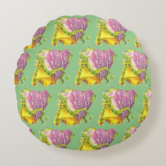 KÄRLEKSKOTTÅR RUND KUDDE (Framsidan)