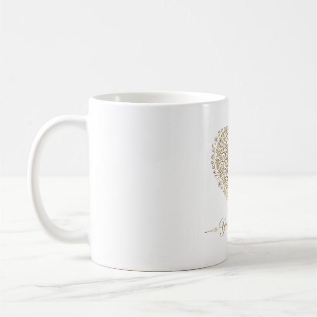 Kärlekskrus med Årtal Kaffemugg (Vänster)