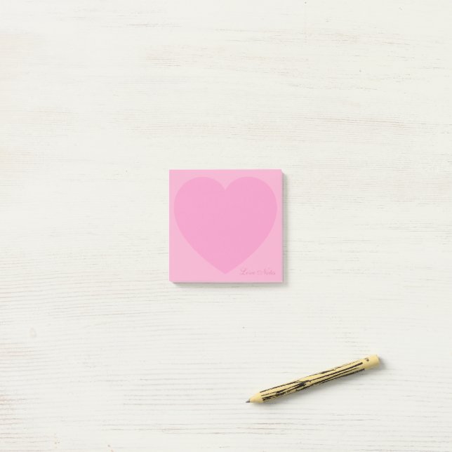 Kärlekslappar Post-it Block (På skrivbordet)