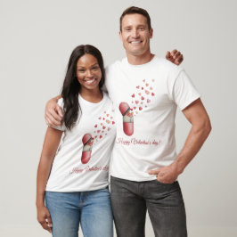 Kärleksmedicinska Alla hjärtans dags-design T Shirt
