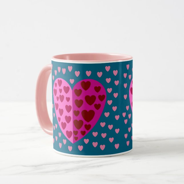 KÄRLEKSMUGG SOM GÅVA NYÅR VALENTIN HUSTRU MAKAR MUGG (Framsida vänster)