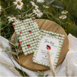 Kärleksmys Baby Shower Inbjudan