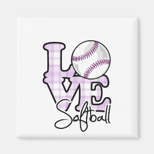 Kärleksoftball Magnet