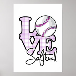 Kärleksoftball Poster