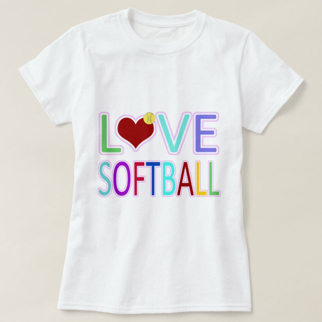 KÄRLEKSOFTBALL T-SHIRT (Design framsida)