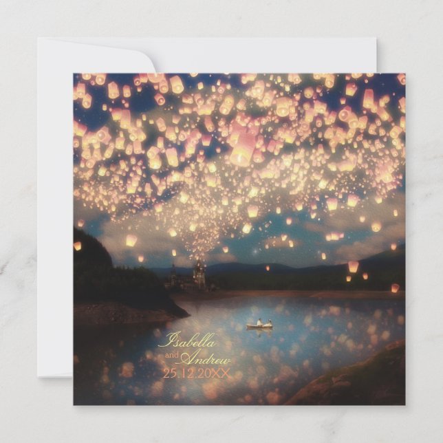 Kärleksönskelysningar Inbjudningar (Framsida)