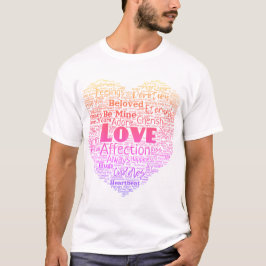 Kärleksordmoln T Shirt
