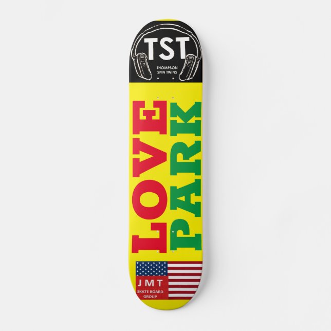 KÄRLEKSPARK OFFICIELL Skateboard (Framsida)