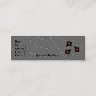 Kärlekspindel Mini Visitkort