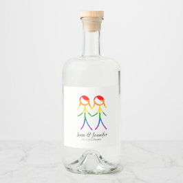 Kärlekspotion nr 2 spritflaskor etikett