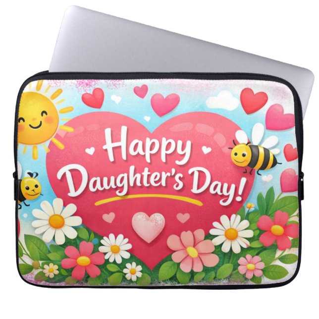 KÄRLEKSPRESENT TILL DOTTER LAPTOP FODRAL (Framsidan)