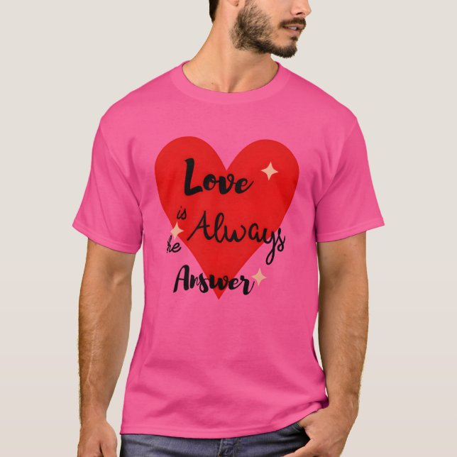 Kärlekspresenter roliga t shirt (Framsida)
