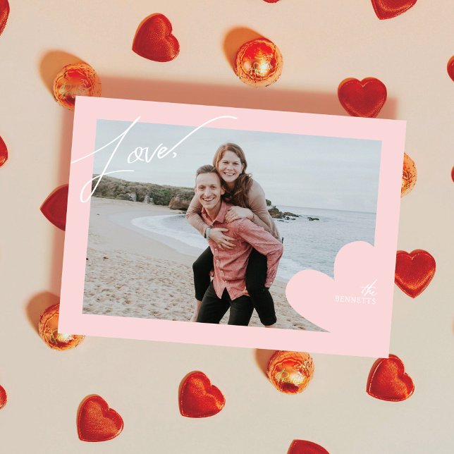 Kärleksramsfotots Valentine-kort Tack Kort (Skapare uppladdad)