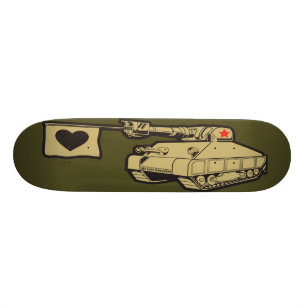 Kärleksrörelsen "Love Tank" Mini Skateboard Bräda 18,5 Cm
