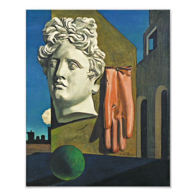 Kärlekssången | Giorgio de Chirico | Fototryck (Framsidan)