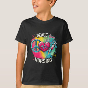 Kärlekssjuksköterska Alla hjärtans dag Fred Kärlek T Shirt