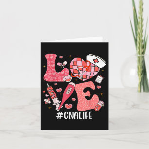 Kärlekssjuksköterska Liv Cna Life Disco Hjärtans S Kort
