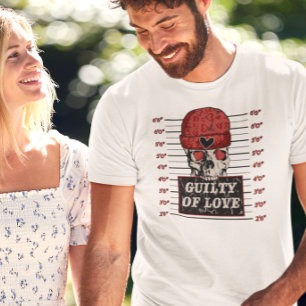 Kärleksskelett skyldig på Alla hjärtans dag T Shirt
