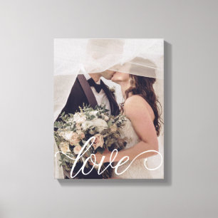 Kärleksskrift Bröllop Canvas
