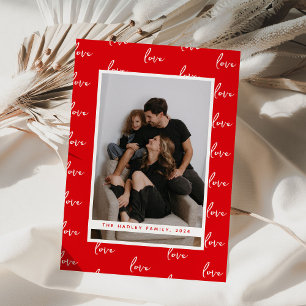 Kärleksskrift Foto Alla hjärtans dag Julkort