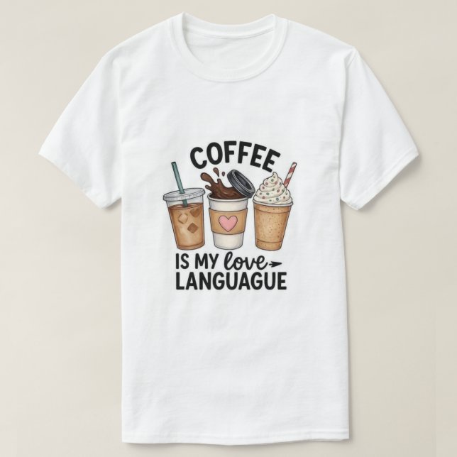 Kärleksspråk. T Shirt (Design framsida)