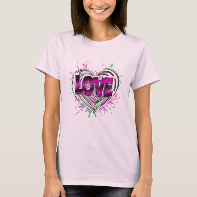 Kärlekssprut T Shirt (Framsida)