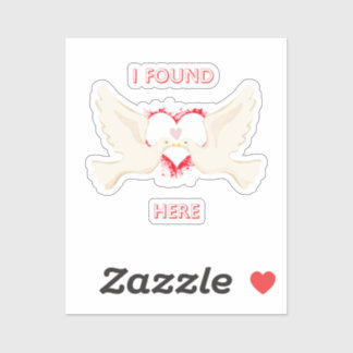 Kärlekssticker klistermärken