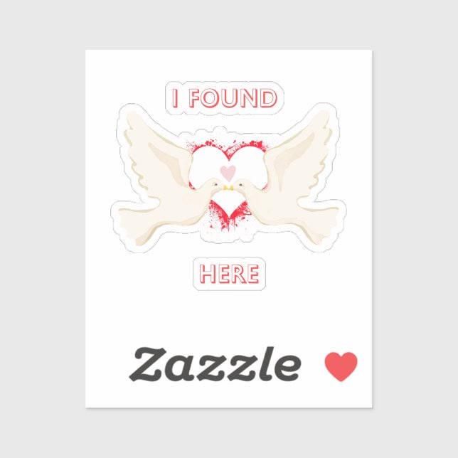 Kärlekssticker  klistermärken (Ark)