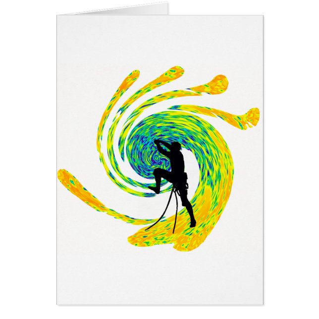 KÄRLEKSTENKLÄTTRING HÄLSNINGSKORT (Framsidan)