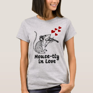 Kärlekstokig mus t shirt