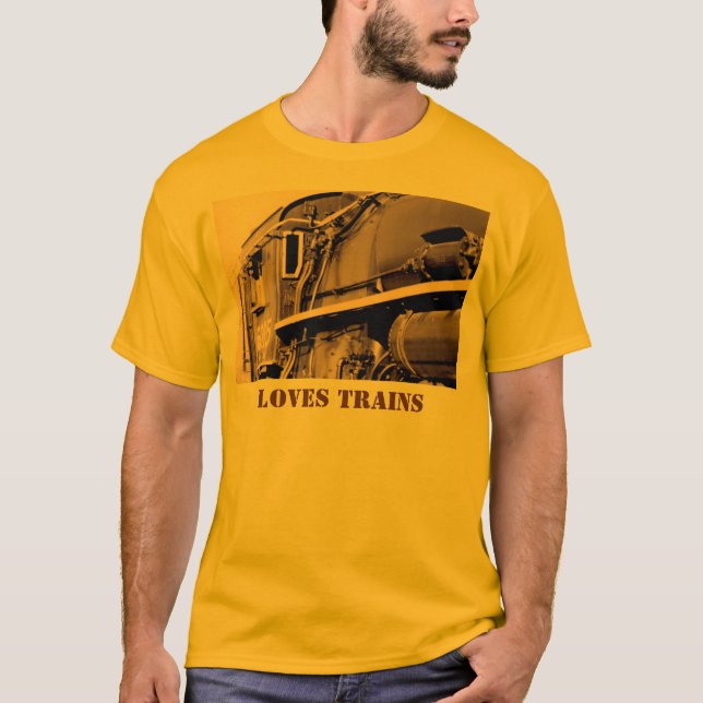 KärlektågT-tröja Tee Shirt (Framsida)