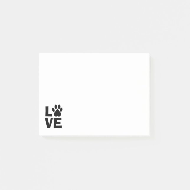 Kärlektasstryck som Posta-det noterar Post-it Block (Framsida)