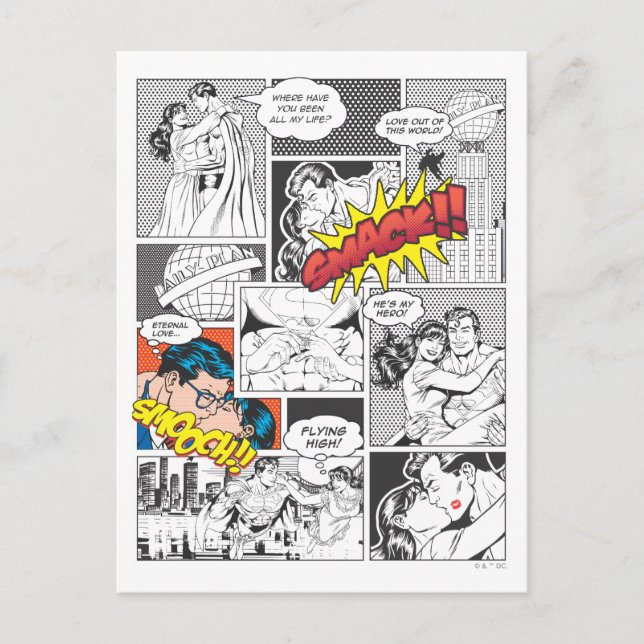 Kärlektecknadglidbanor Vykort (Framsida)