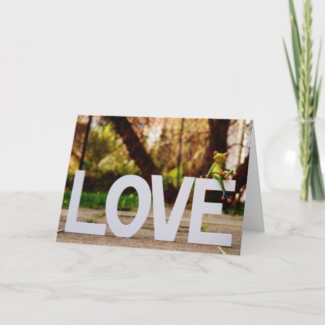 Kärlekvalentines daykort helgkort (Framsida)