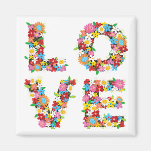 KÄRLEKvår blommormagnet Magnet