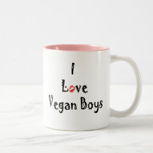 KärlekVegansmugg Två-Tonad Mugg