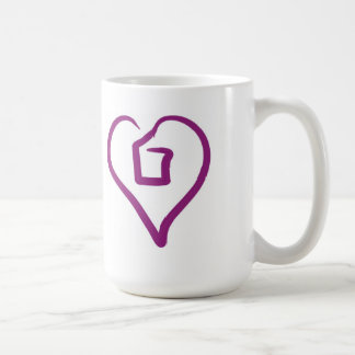 Kärlekyttersida boxas/muggen kaffemugg