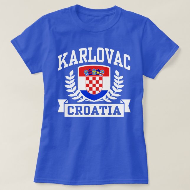 Karlovac Kroatien Tee Shirt (Design framsida)