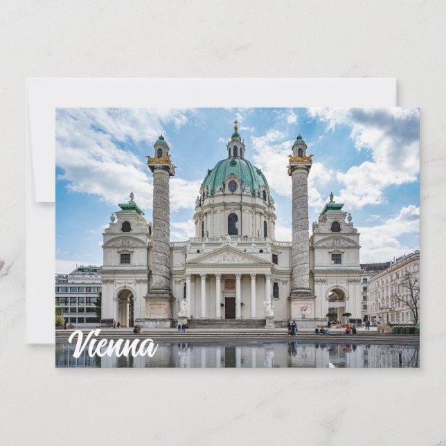 Karlskirche i Wien, Österrike (Framsida)