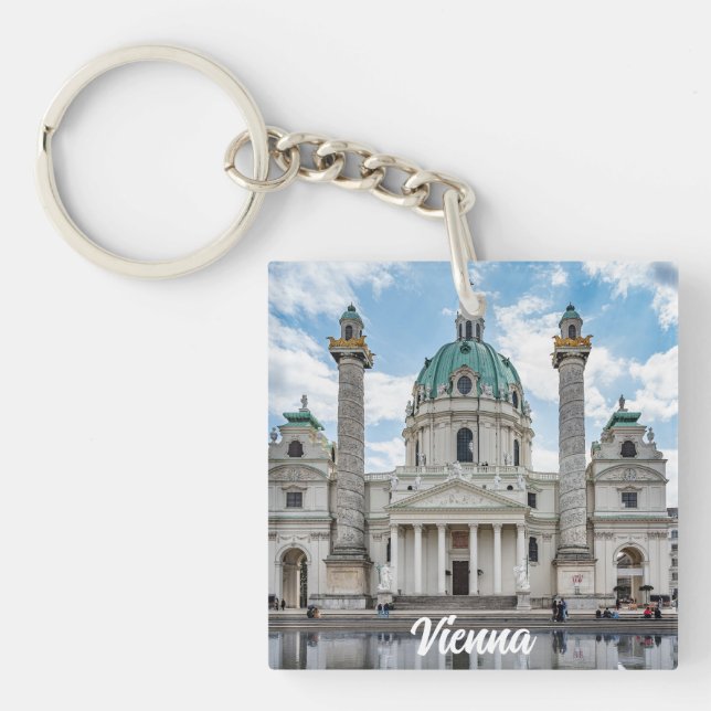 Karlskirche i Wien, Österrike (Framsidan)