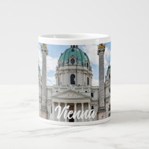 Karlskirche i Wien, Österrike Jumbo Mugg