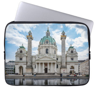 Karlskirche i Wien, Österrike Laptop Fodral