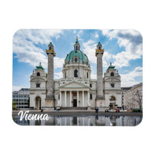 Karlskirche i Wien, Österrike Magnet