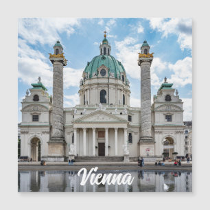 Karlskirche i Wien, Österrike Magnet