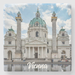 Karlskirche i Wien, Österrike Stenunderlägg