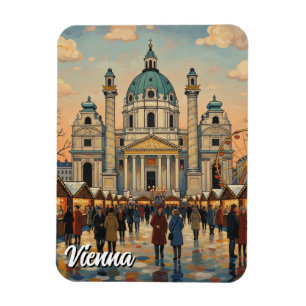 Karlskirche Karlsplatz Wien Österrike Resa Magnet