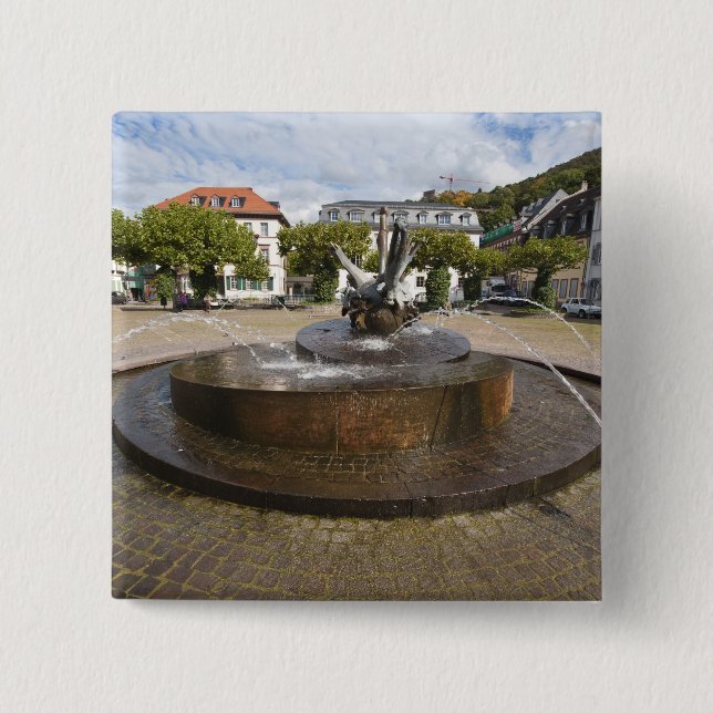 Karlsplatz (Karls torg), Heidelberg Altstadt Knapp (Framsida)