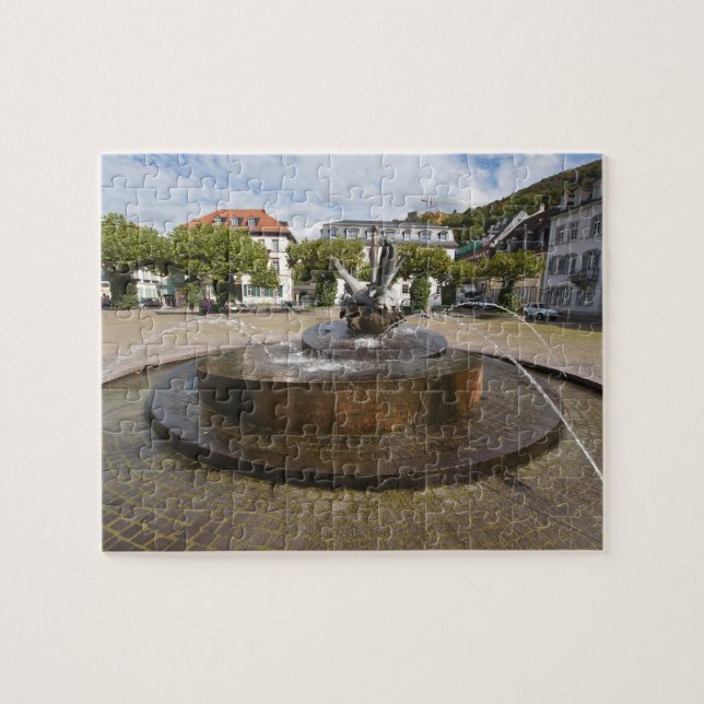 Karlsplatz (Karls torg), Heidelberg Altstadt Pussel (Horisontell)