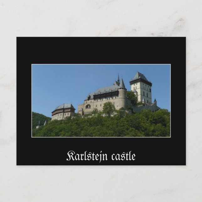 Karlstejn-vykort Vykort (Framsida)